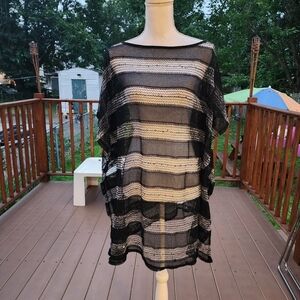 Bali Club Beachy Tunic Over Swimmer fishnet size M